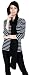 Bellady Winter Soft Pullover Hoodie Knit Ski Hood Long Scarf Wrap,Black