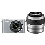 Nikon 1 J1 10.1 MP HD Digital Camera System with 10-30mm VR and 30-110mm VR 1 NIKKOR Lenses (Silver)