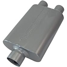 Flowmaster 8430402 40 Delta Muffler 409S - 3.00" Center In / 2.50" Dual Out - Aggressive Sound