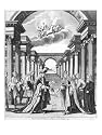 The Constitutions of Freemasonry by James Anderson, Frontispiece Art Giclee Poster Print by John Pine, 18x24