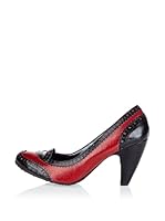 1 to 3 Zapatos Salón Alcine (Rojo)