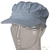 Conductor's Cap / Light Blue Stripe