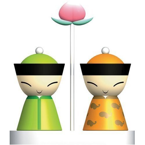 Alessi Mr. & Mrs. - Green/Yellow