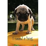 (24x36) I Need a Hug (Pug) Art Poster Print