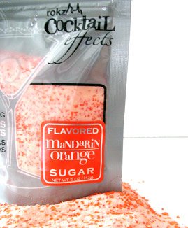 Mandarin Orange Cocktail Sugar, drink rimmer by rokz design group