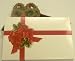 Scott's Cakes 1/2 lb. White Chocolate Covered Pretzel with Christmas Jimmies in a Ribbon n Holly Box
