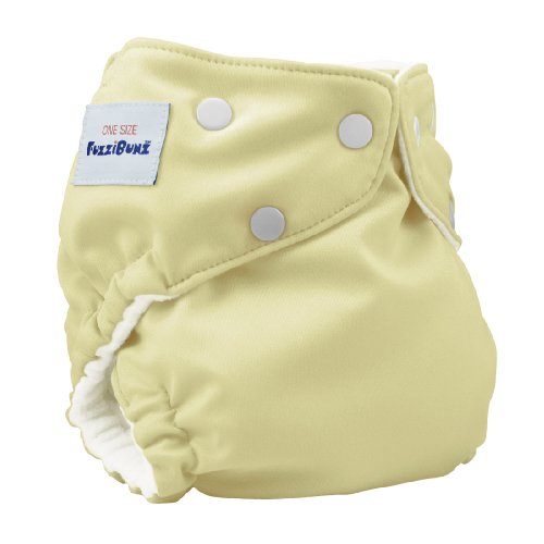 FuzziBunz One Size Cloth Diaper, Butter