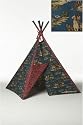 tee pee - wild west red w/blue bandana trim<br>by tee pee for me