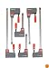 Bessey UNIK-6S 6-Piece Multi-Purpose Parallel UniKlamp Set