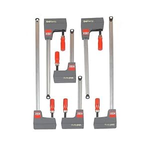 Bessey UNIK-6S 6-Piece Multi-Purpose Parallel UniKlamp Set by Bessey