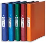 Selecta A4 wine red ring binder with two round ring mechanism and 25mm capacity, EACH