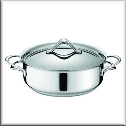 Lagostina 41032324 MELODIA 24 cm Servierpfanne mit Deckel (2 Griffe) Preisvergleich