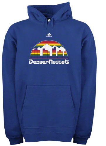 Denver Nuggets adidas What Once Was Retro Primary Logo Fleece Hooded Sweatshirt