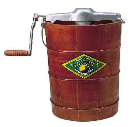 "White Mountain™ Hand Operated Ice Cream Maker, 6 quarts" "White Mountain™ Hand Operated Ice Cream Maker, 6 quarts"
