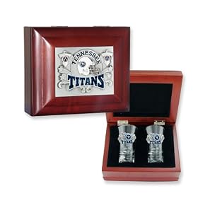 NFL Titans Flared Team Shooters Collector Box