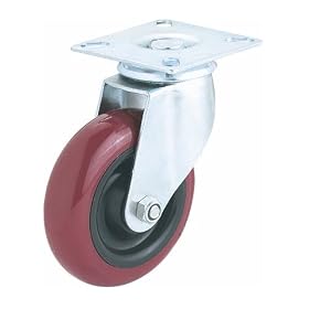 Woodstock International H0692 3 Red Polyurethane Swivel Caster by Woodstock
