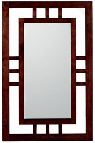 Craftsman Duo Frame Mirror, 35.5Hx23W, MACINTOSH OAK