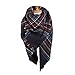 Neal LINK Women's Long Shawl Grid Scarf,Plaid Shawls Wraps Scarves,Mohair scarfs for women