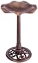 Gardman BA01282 Lily Bird Bath Antique Copper