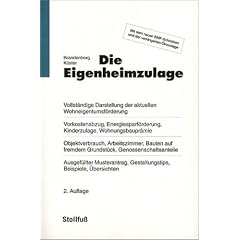 Die Eigenheimzulage