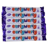 Cadbury Curly Wurly Bar from England (Pack 6 Bars)