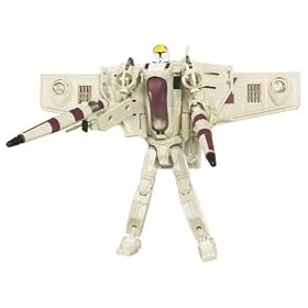 Star Wars Clone Wars Transformers Crossovers Clone Pilot to Republic Gunship