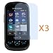 Fosmon? 3 Pack Premium Quality Transparent Clear Screen Protector Shield for Sprint Samsung Seek SPH-M350