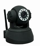 IP webcam Internet CCTV camera infrated Nightview WiFi Wireless Tilt IR black