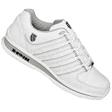 K-Swiss Rinzler Low SP Trainers White/Grey Mens Size 11