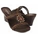 Unlisted by Kenneth Cole Salty Dark Brown sandals