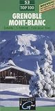 Carte touristique : Grenoble - Mont-Blanc