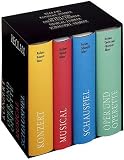 Reclams Konzertführer / Opern- und Operettenführer / Schauspielführer. Reclams Musik- und Theaterführer: 3 Bände.