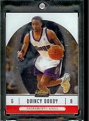 2006/07 Topps Finest #64 Quincy Douby Sacramento Kings Rookie Basketball Card Basketball Card - Mint Condition - In Protective Display Case !