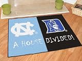 House Divided - North Carolina Tar Heels and Duke Blue Devils Rivalry Rug