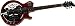 Jay Turser JT-Res Electric Resonator Guitar See-Thru Red