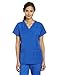 WonderWink Women's Four Way Stretch Sporty V-Neck Top, Royal, X-Large