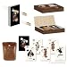 Texas Hold Em Card Set with bullet holes shot clean through the deck along with a carrying holster