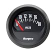 Sunpro CP8215 StyleLine Voltmeter - Black Dial