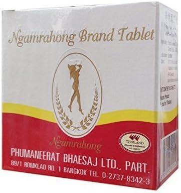 Ngamrahong Herbal Infusion Laxative Tablets Senna Leaves 80 Tablets X 2 Packs By Thaidd
