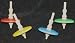 1 Finger Top Wooden Spinning Machine 4 Different Colors