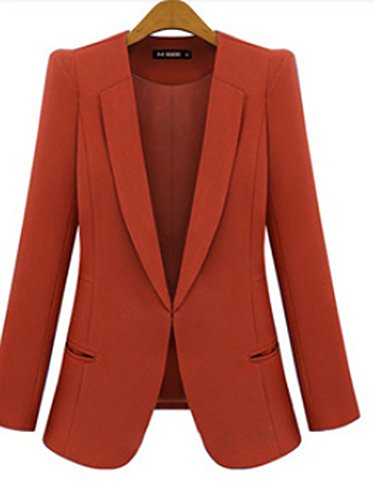 テーラードジャケット ドレス スーツ スリム　タイト　美しい　春　ヨーロピアン　スーツ　シルエット レッド (オリジナル・ブレスレットとサシェセット)