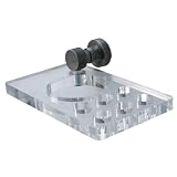 Allied Brass FT-26L-ORB Oil Rubbed Bronze Foxtrot Tumbler/Toothbrush Holder-Lucite from the Foxtrot