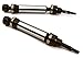 Integy RC Model Hop-ups T8559GUN XHD Steel Front Universal Drive Shaft (2) for Traxxas 1/10 Slash & Stampede 4X4
