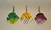 Sea Life Hand-Painted Resin Tropical Fish Shower Curtain Hooks