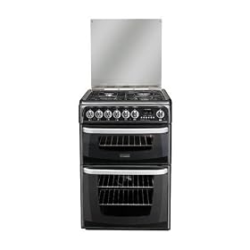 CANNON Harrogate 60cm Double Oven Dual Fuel Cooker C60DHK Black