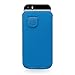 iPhone SE, 5s and 5 Case, Snugg Apple iPhone SE, 5s and 5 Electric Blue Leather Pouch Case [Card Slot] Apple iPhone SE, 5s and 5 Pouch Case Cover Executive Design