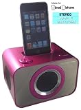 Apple Audio Manufacturers Samesay Mi18d(pink) Docking Dock Station for Ipod Iphone
