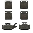 2000-2002 Yamaha YFM 400 Kodiak 4x4 Hunter Kevlar Carbon Front & Rear Brake Pads