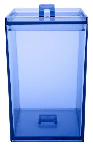 Zak Designs True Blue 2-1/2-Quart Stackable Canister, Periwinkle