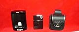 Health & Personal Care : ZIPPO LIGHTER 'BLACK ICE' WITH GENUINE LEATHER CARRYING CASE